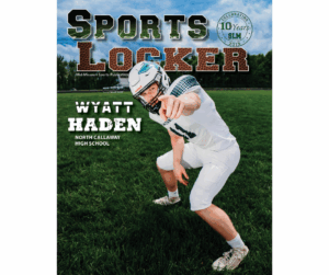 The cover of the "Sports Locker" magazine